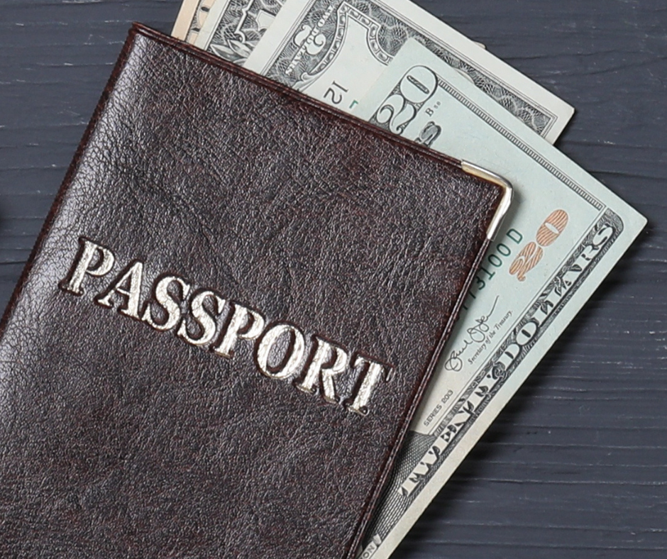 5. Paspoorthoesje met Reisgeld