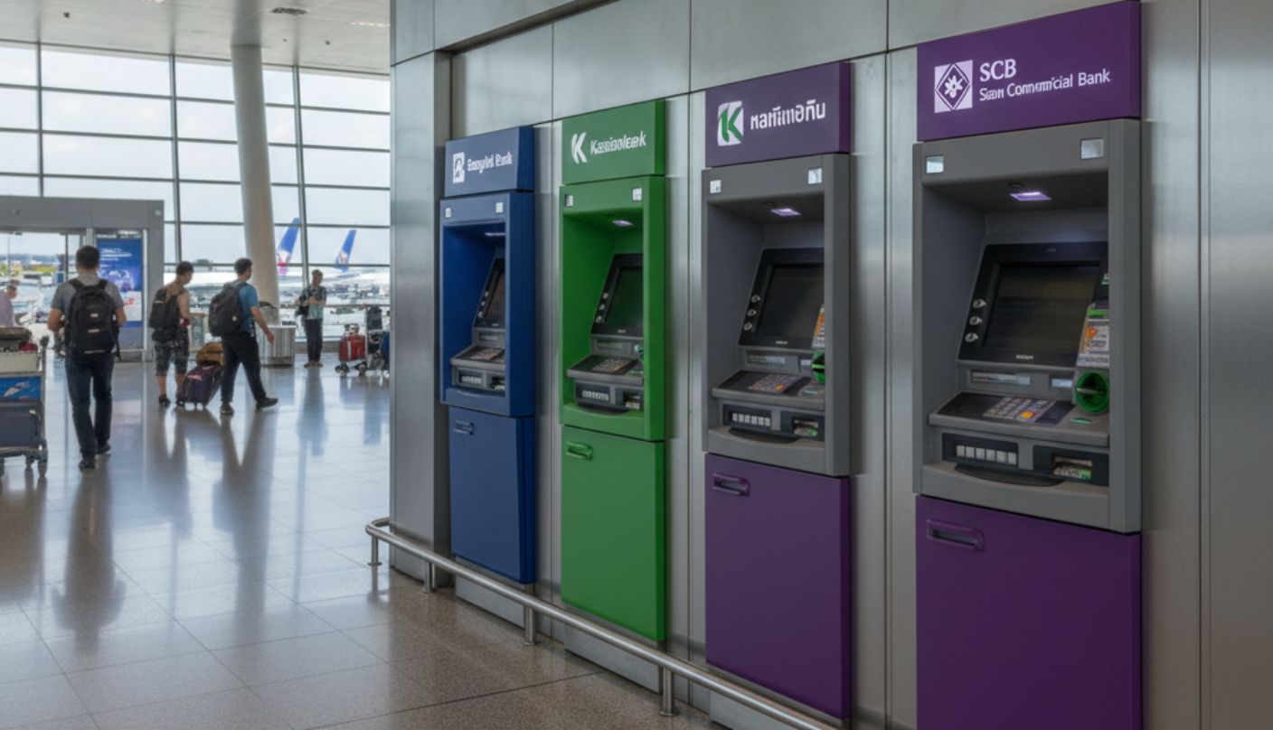 pinnen bij banken