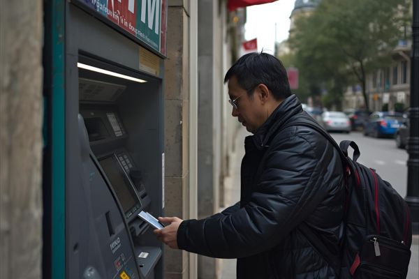 Pinnen in Turkije op straat