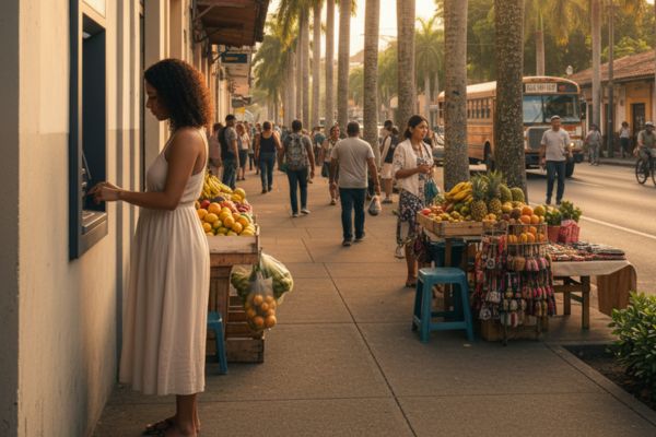 Pinautomaat in Costa Rica