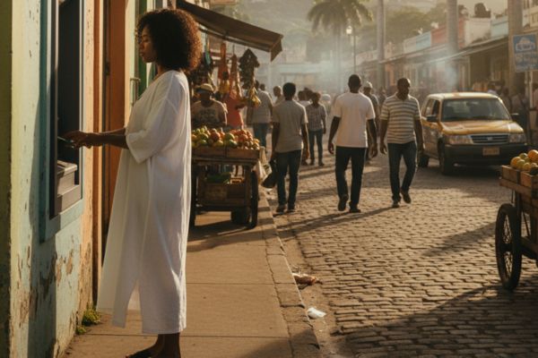 Pinautomaat en Jamaicaanse dollars