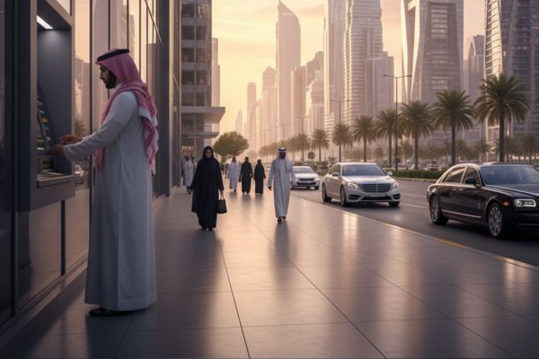 Pinautomaat in Saoedi-Arabië