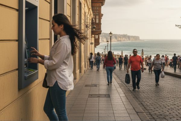 Geldautomaat in Peru