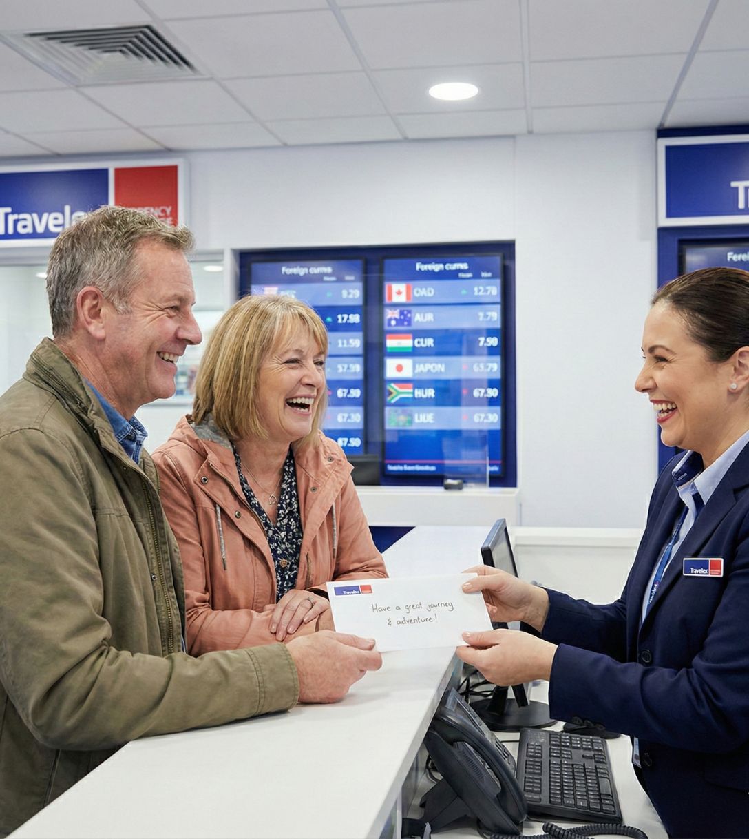 Persoon pint bij een geldautomaat in Japan