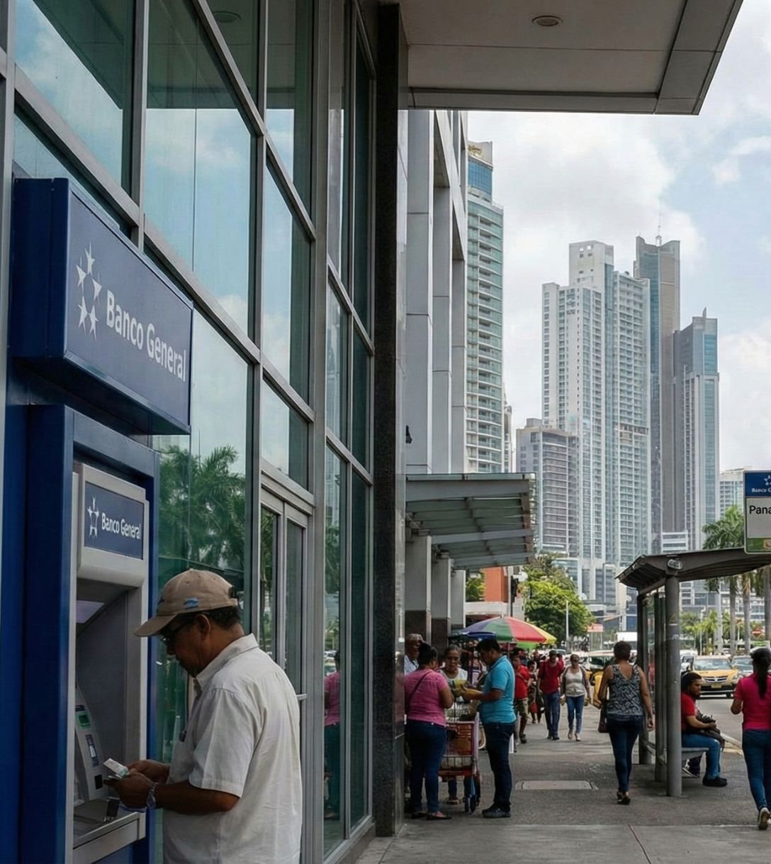 Pinnen en betalen in Panama