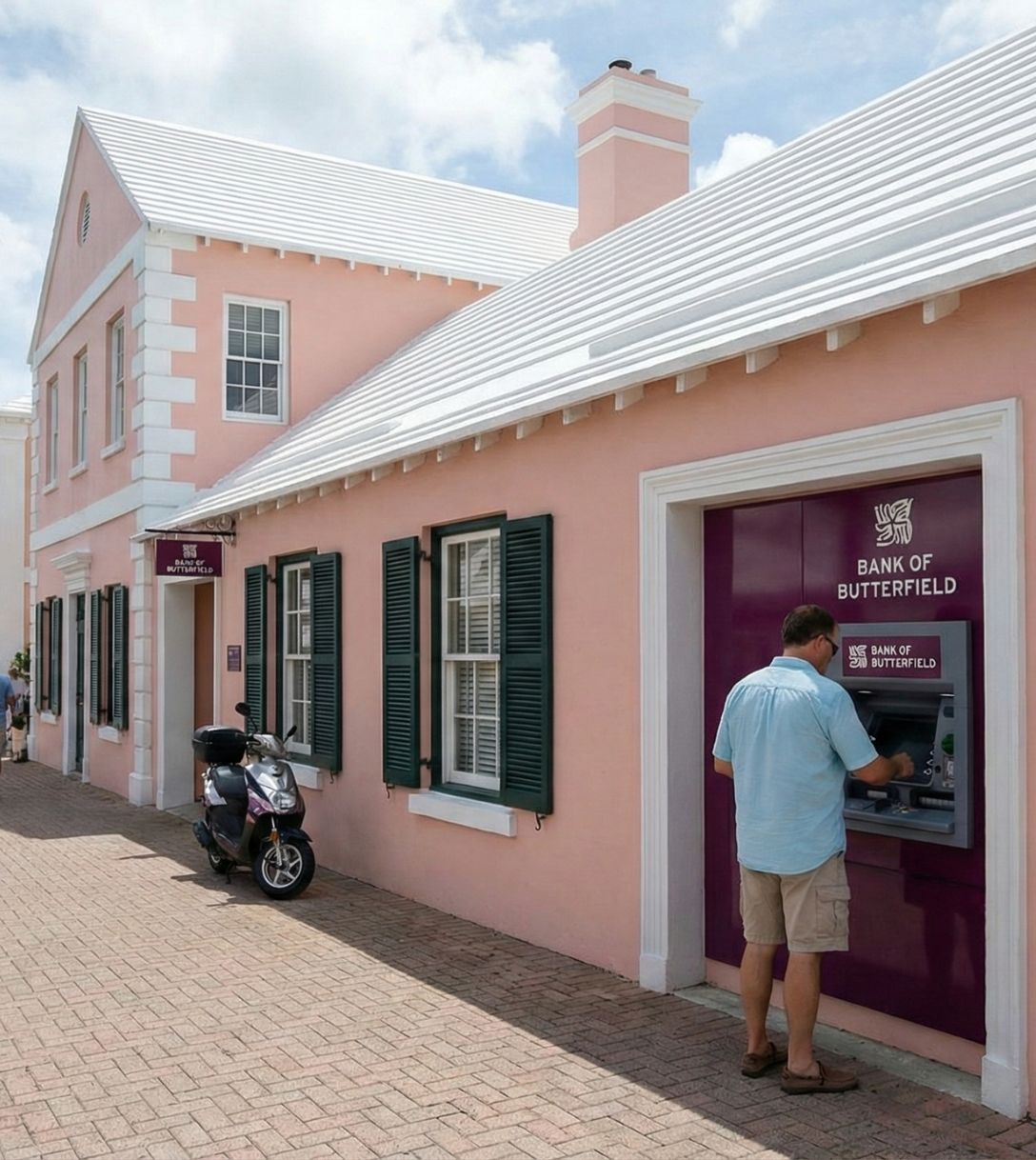 Pinnen en betalen in Bermuda
