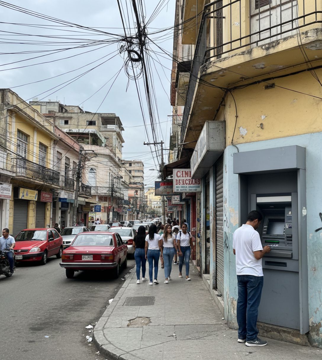 Pinnen en betalen in Venezuela