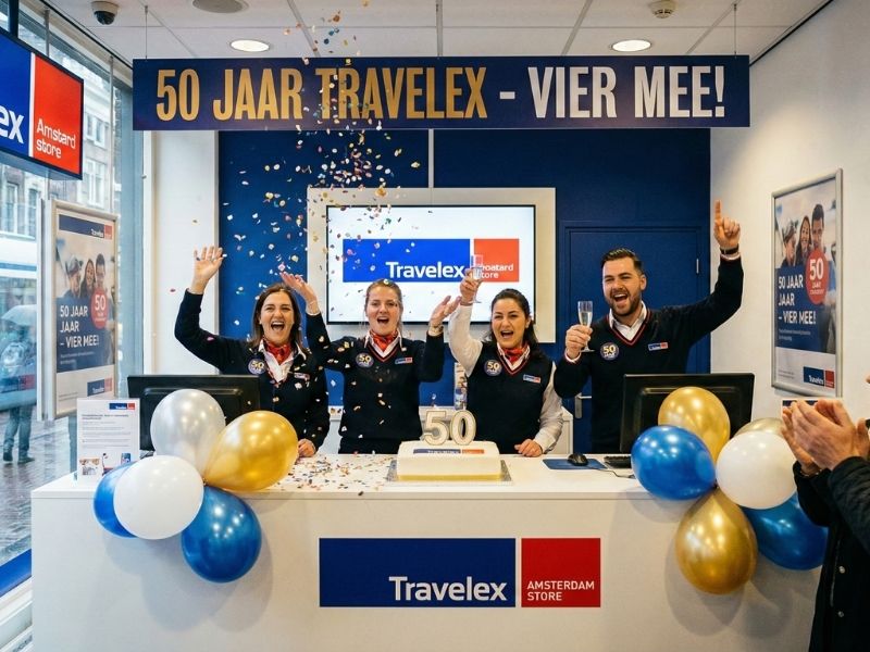 50 jaar Travelex