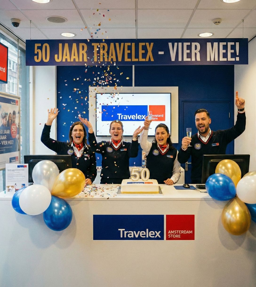 50 jaar Travelex