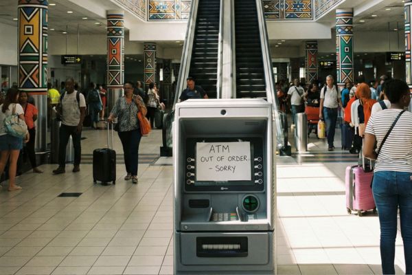 Pinstoring in Zuid-Afrika
