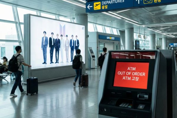 Pinstoring in Zuid-Korea