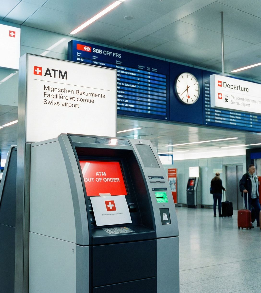 Pinstoring in Zwitserland