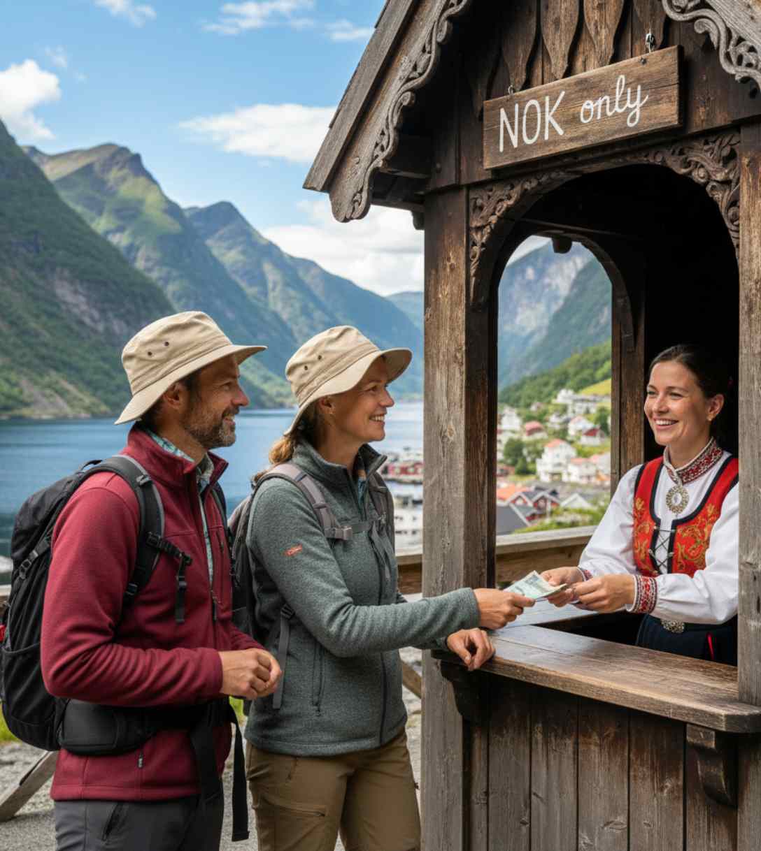 Geld wisselen in Noorwegen