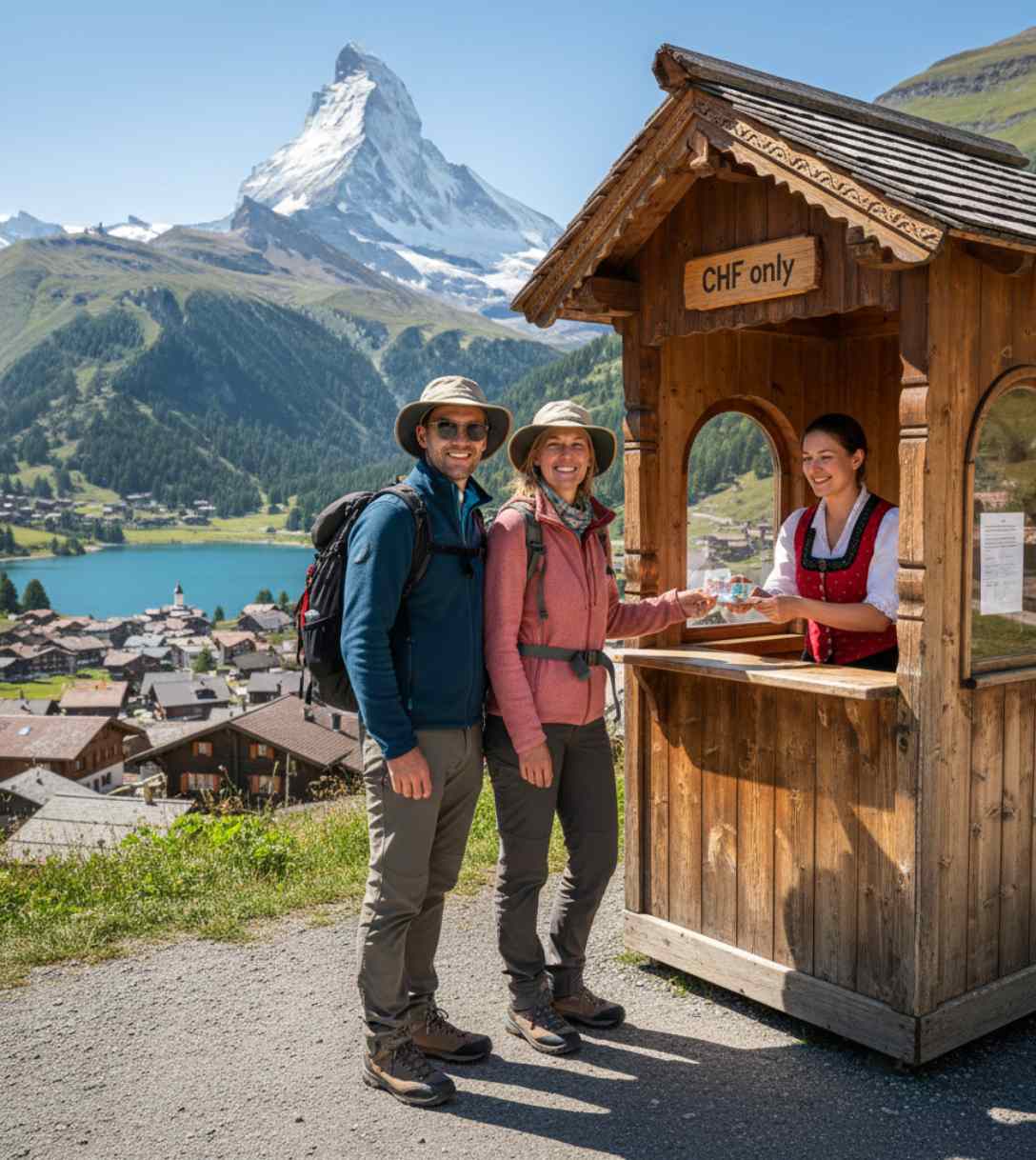 Geld wisselen in Zwitserland
