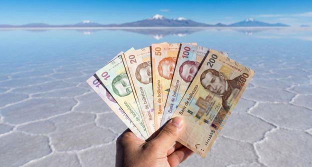 Boliviaanse boliviano BOB biljetten