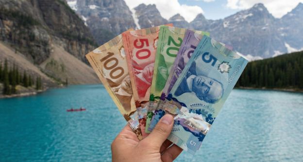 Canadese dollar CAD biljetten