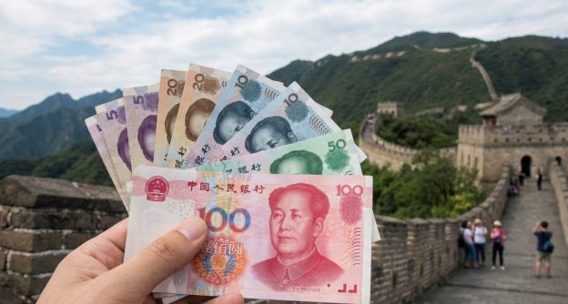 Chinese yuan CNY biljetten