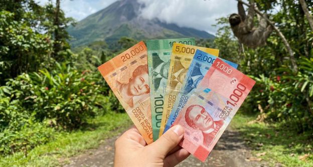 Costa Ricaanse colón CRC biljetten