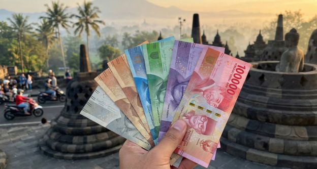 Indonesische roepia IDR biljetten