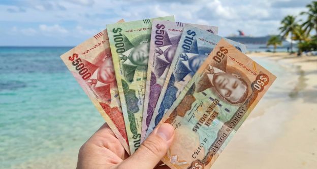 Jamaicaanse dollar JMD biljetten