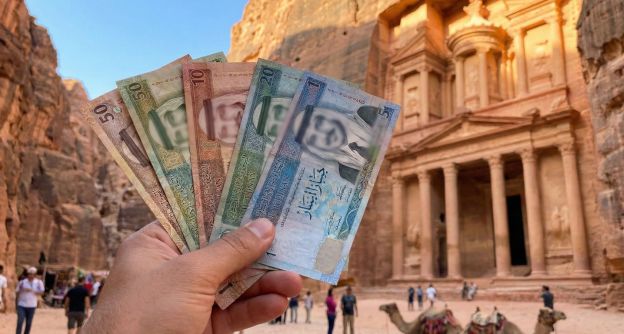 Jordaanse dinar JOD biljetten