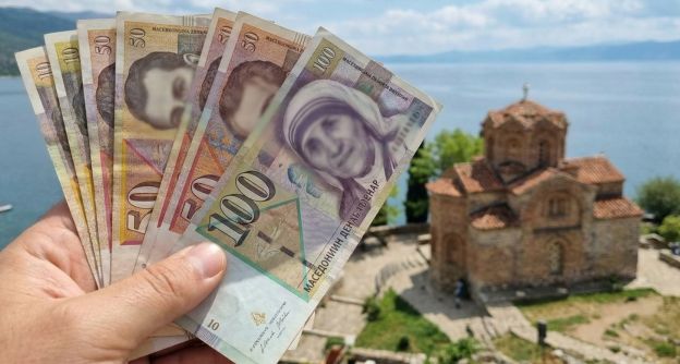 Macedonische denar MKD biljetten