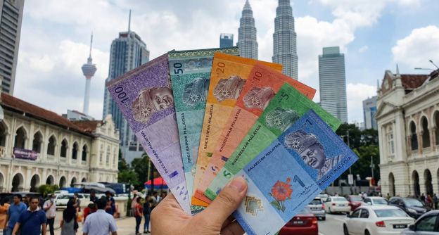 Maleisische ringgit MYR biljetten