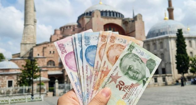 Turkse lira TRY biljetten