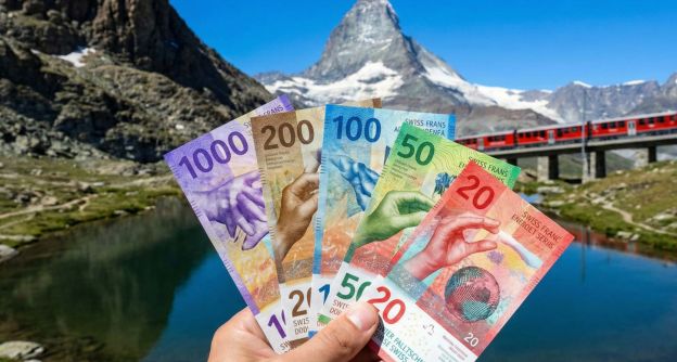 Zwitserse frank CHF biljetten