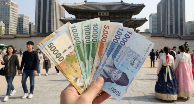 Zuid-Koreaanse won biljetten