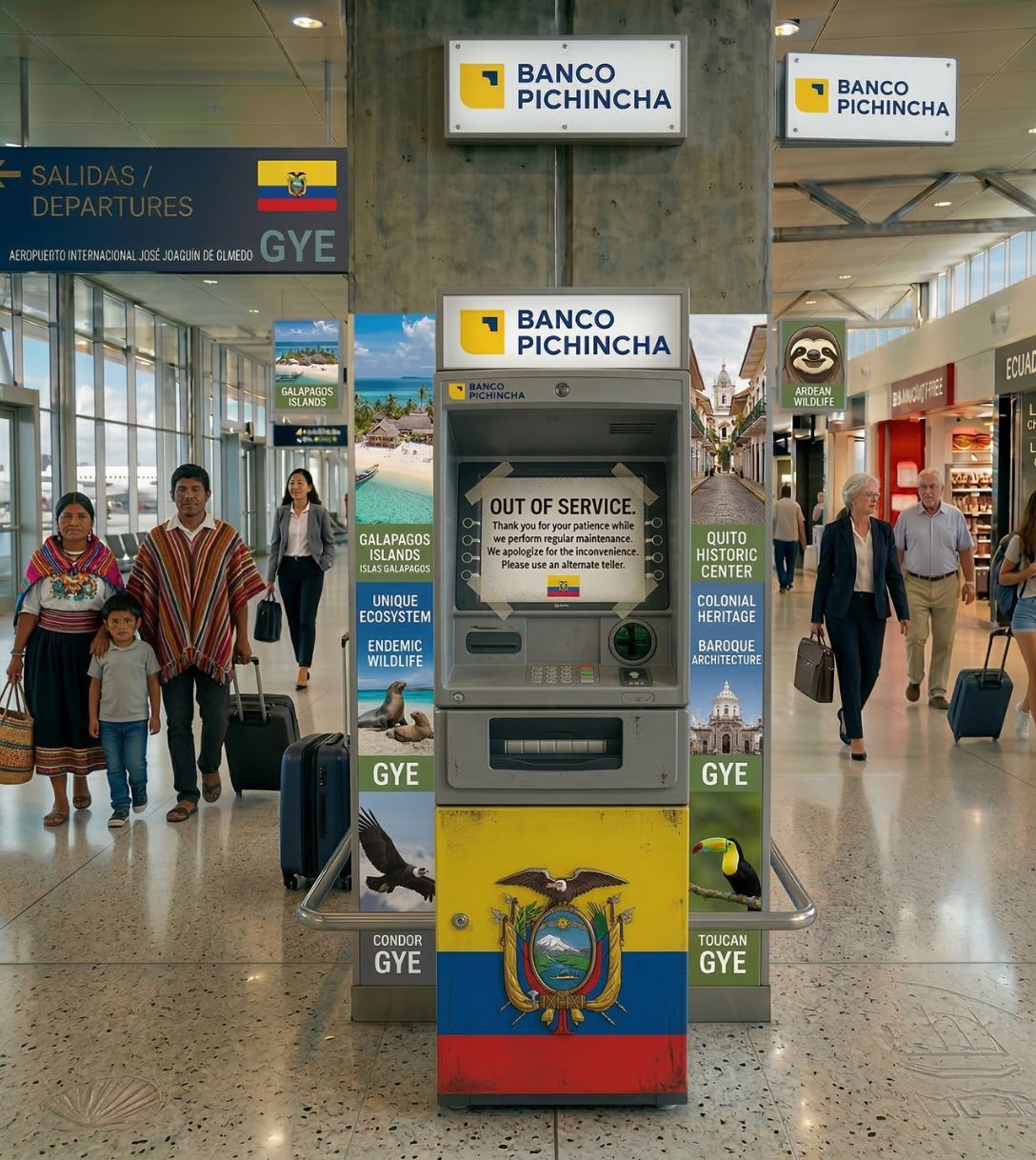 Pinstoring in Ecuador