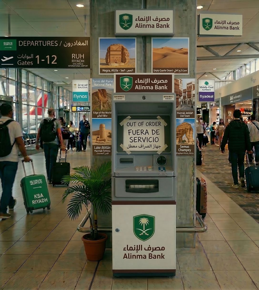 Pinstoring in Saoedi-Arabië