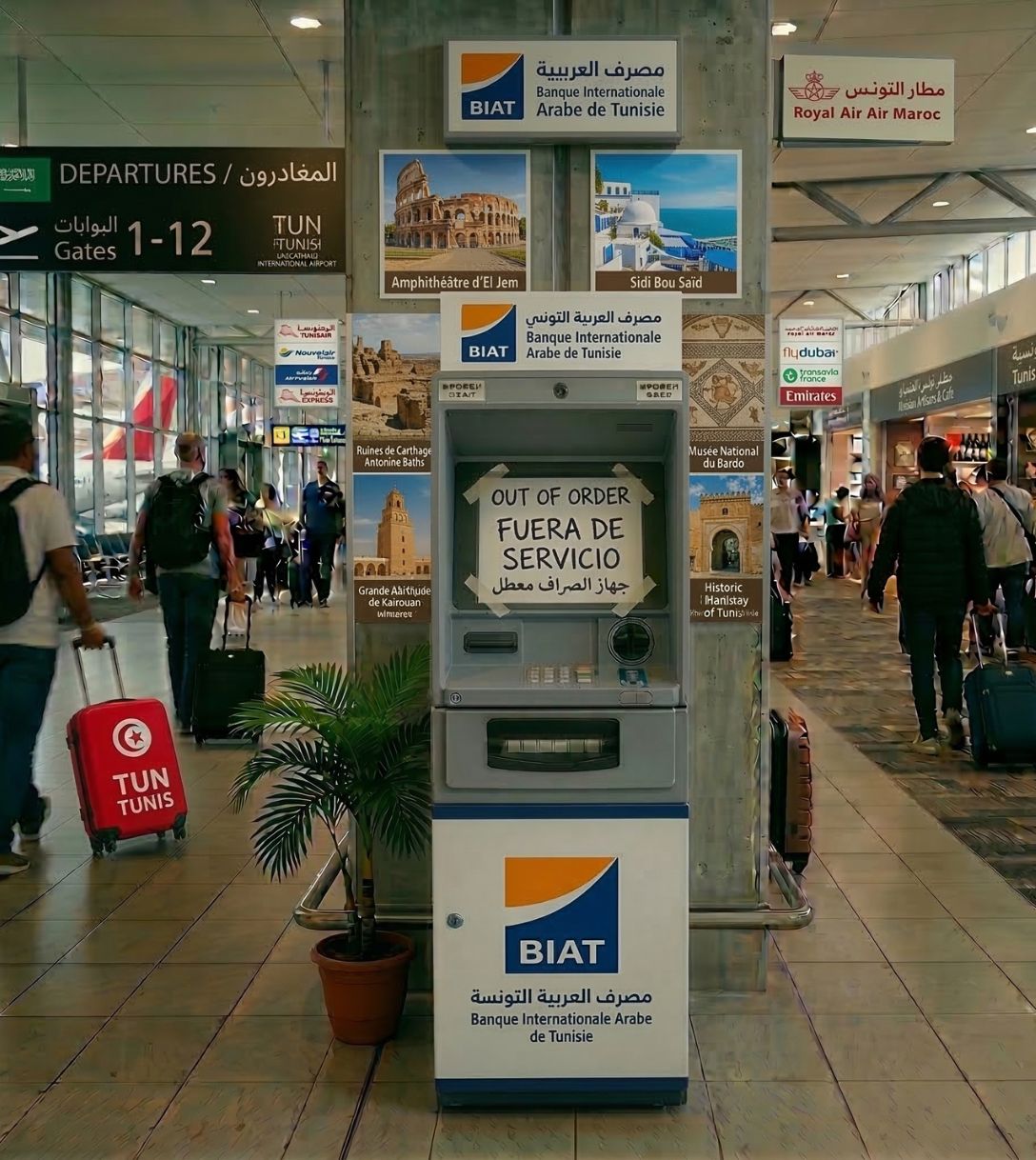 Pinstoring in Tunesië