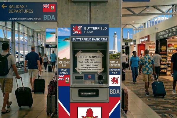 Pinstoring op Bermuda